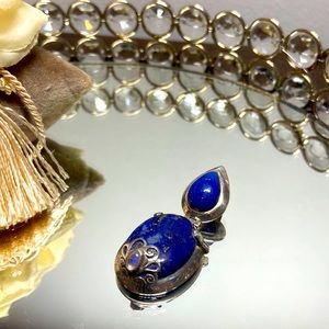 Blue stone pedant from Nepal.